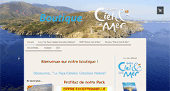 Desktop Screenshot of entrecieletmer-boutique.com